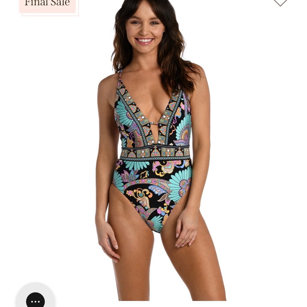 Sunshine 79 Paisley Patchwork Plunge Size 8 NWT